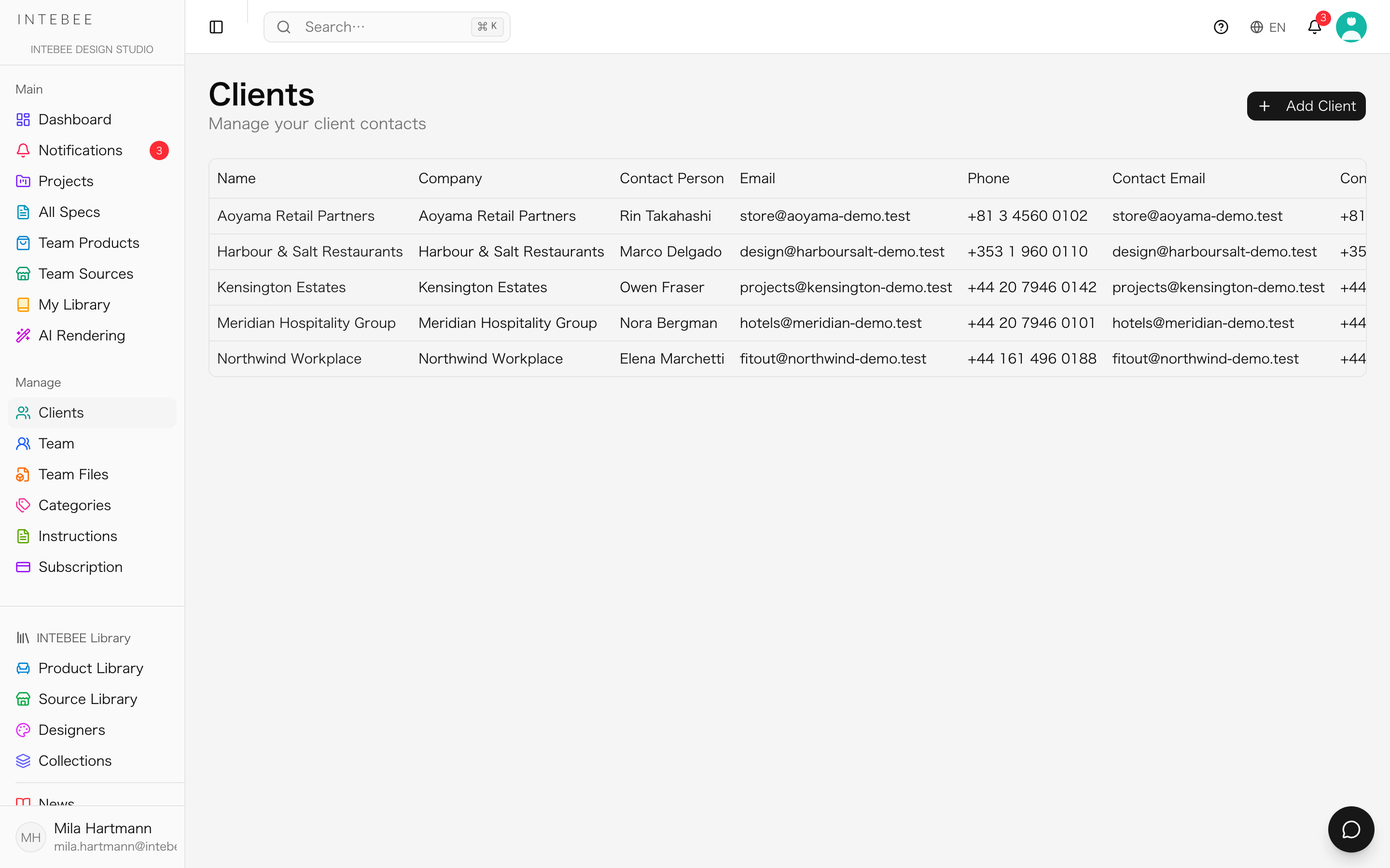 Client Management