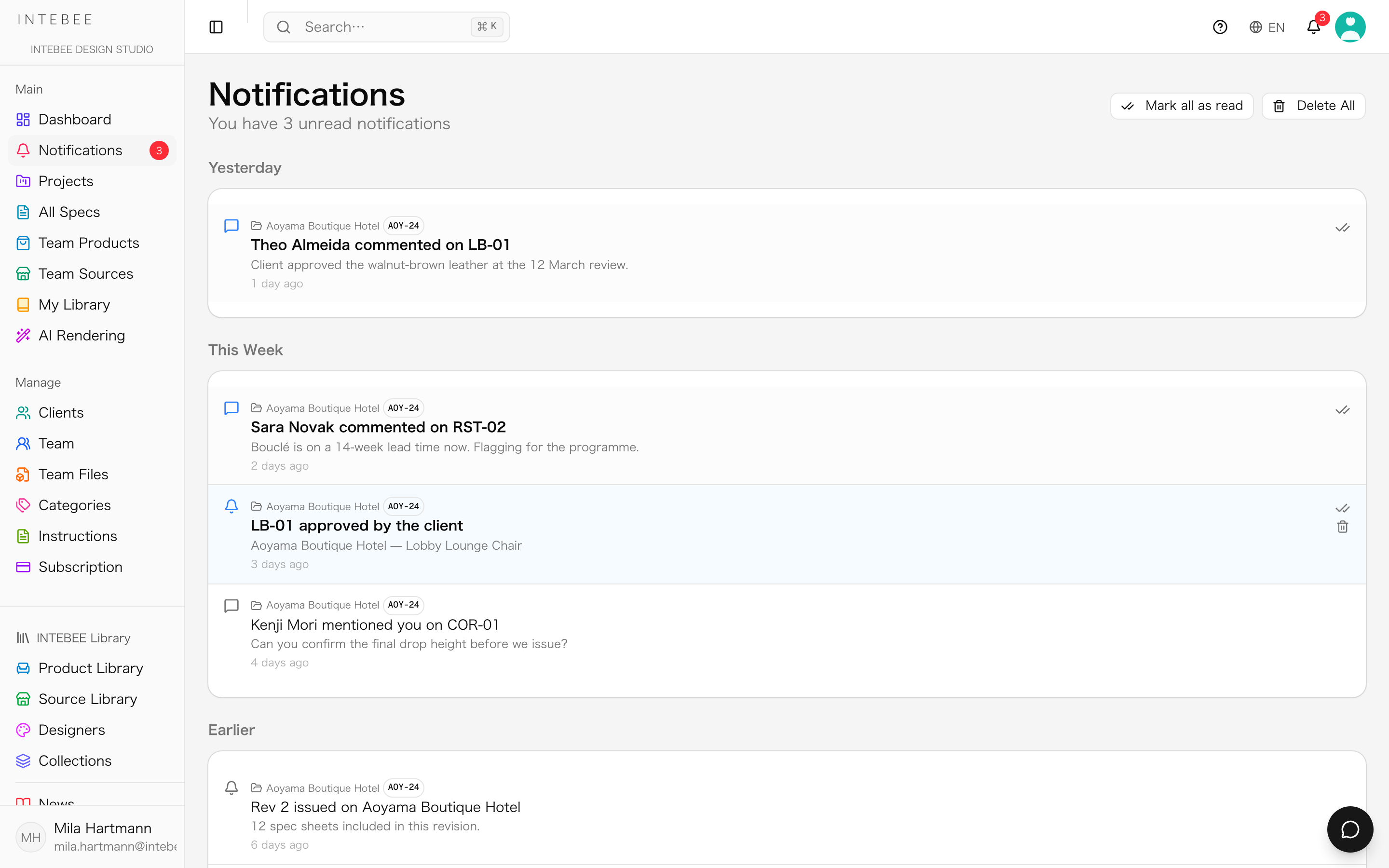 Comments & Notifications
