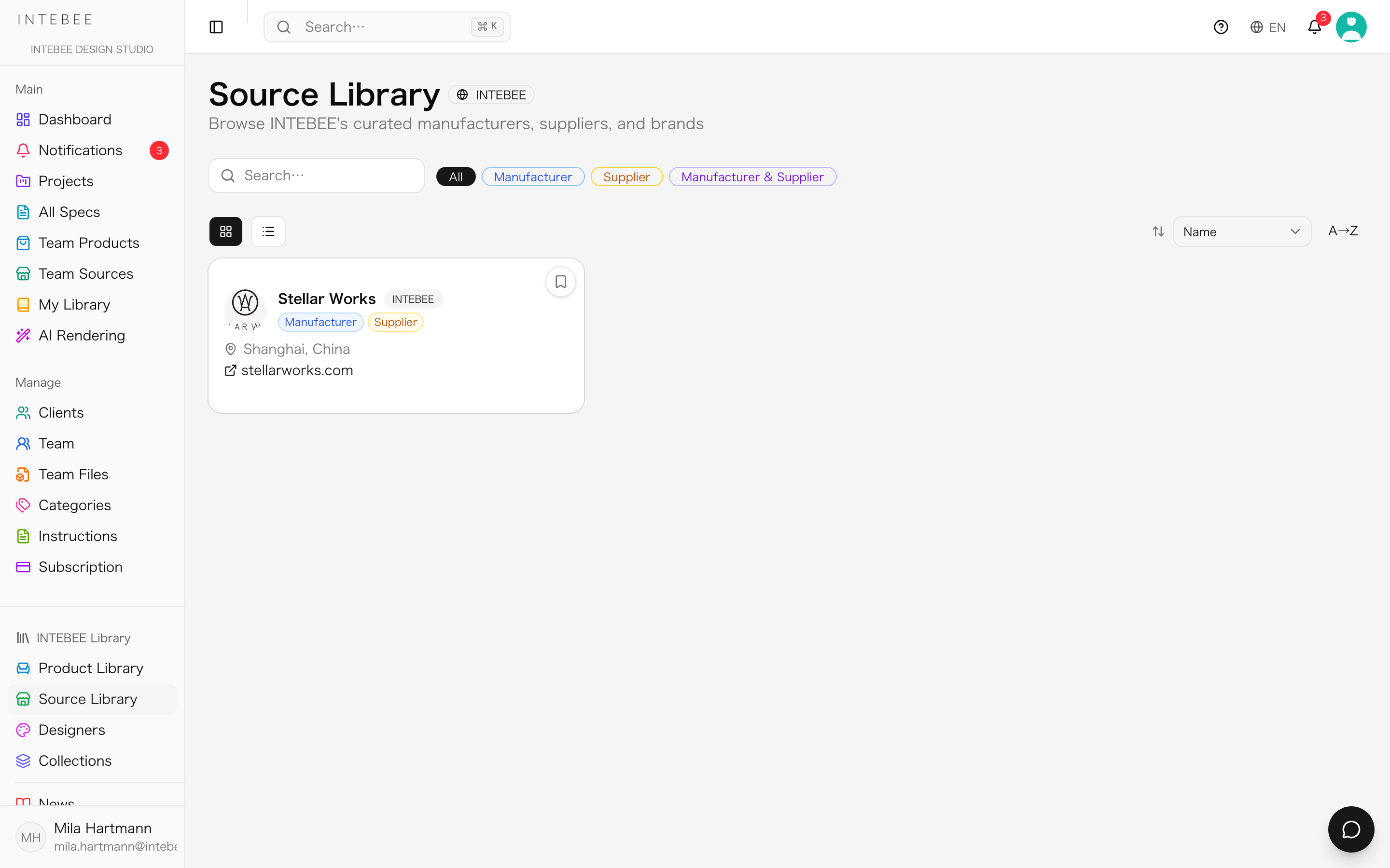 The INTEBEE Library