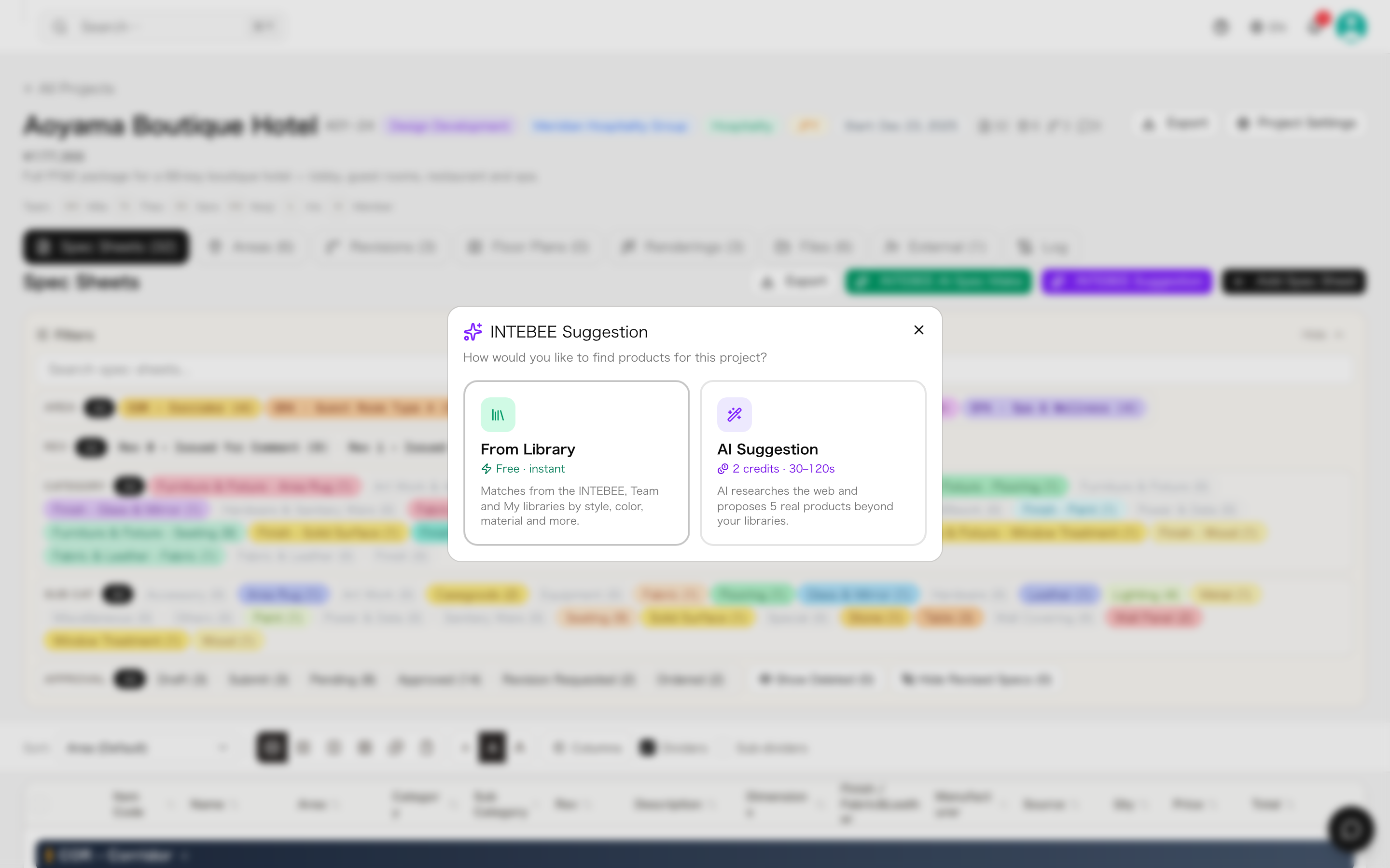 INTEBEE Suggestion