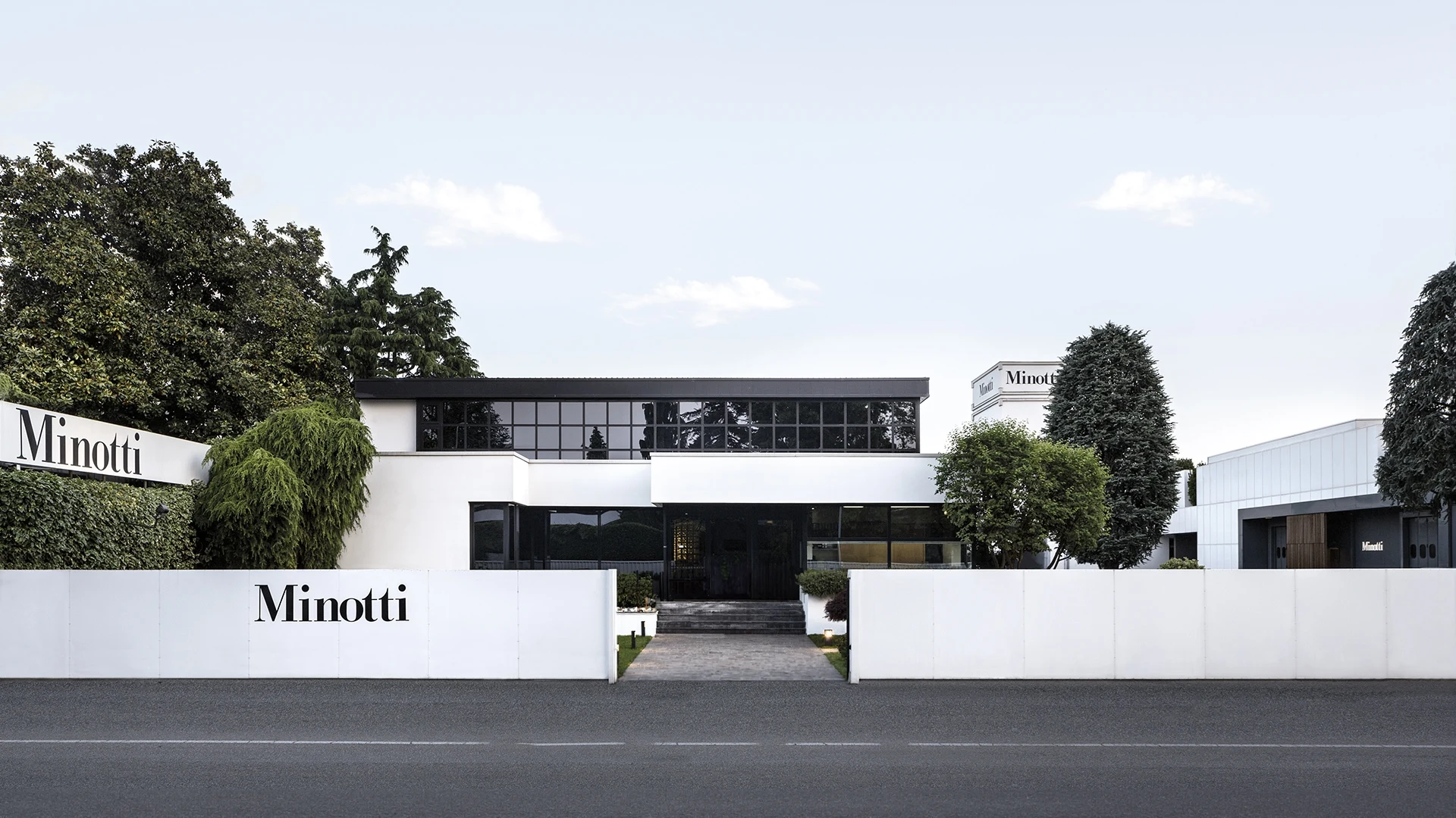 Minotti company headquarters building