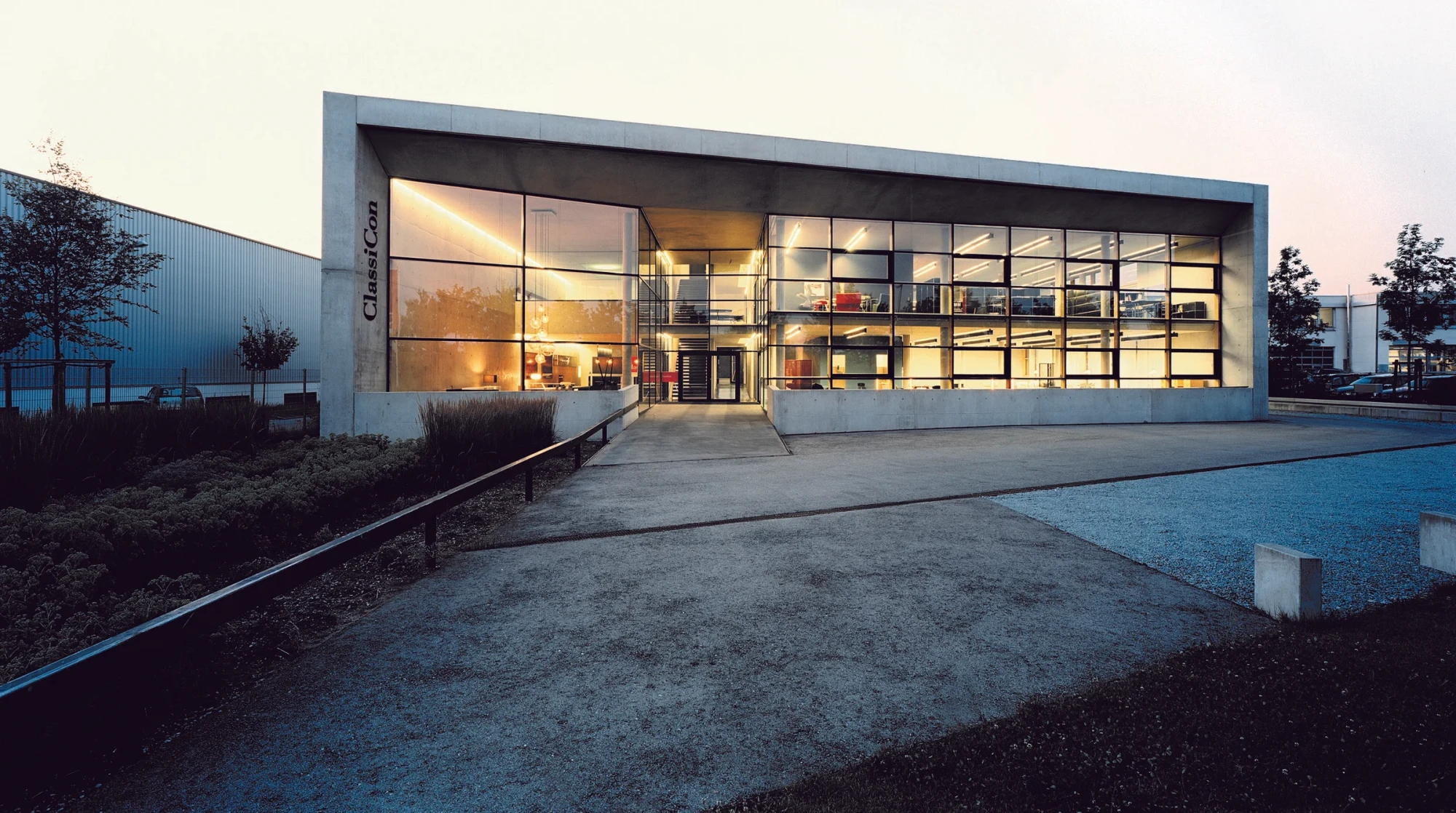 The ClassiCon headquarters building seen from the front
