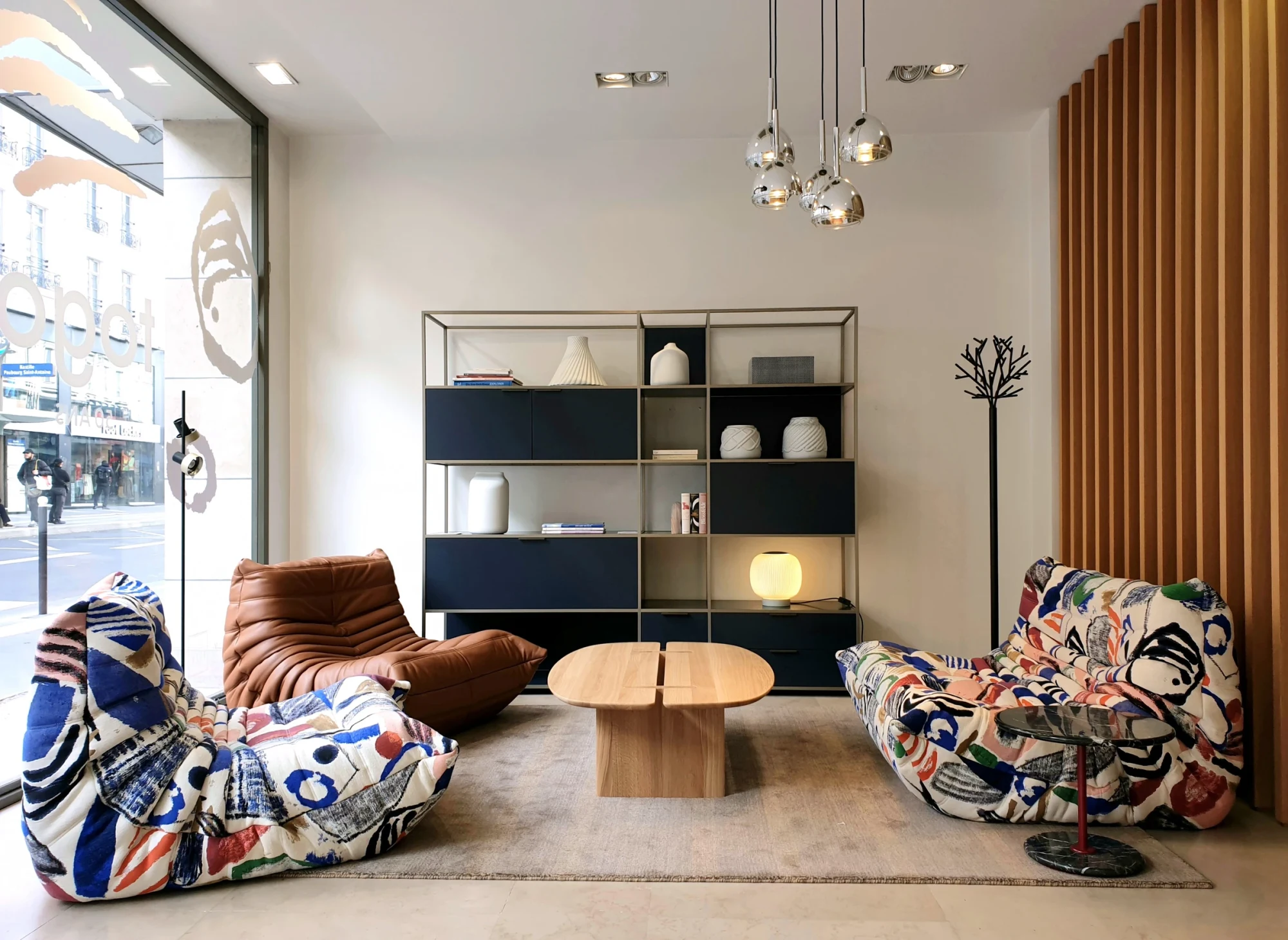 Ligne Roset boutique with Togo seating
