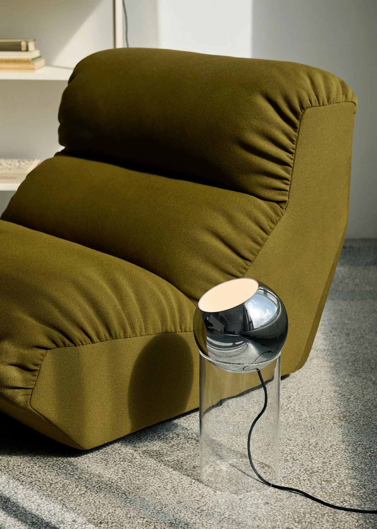 A Hi Lo sofa in a room