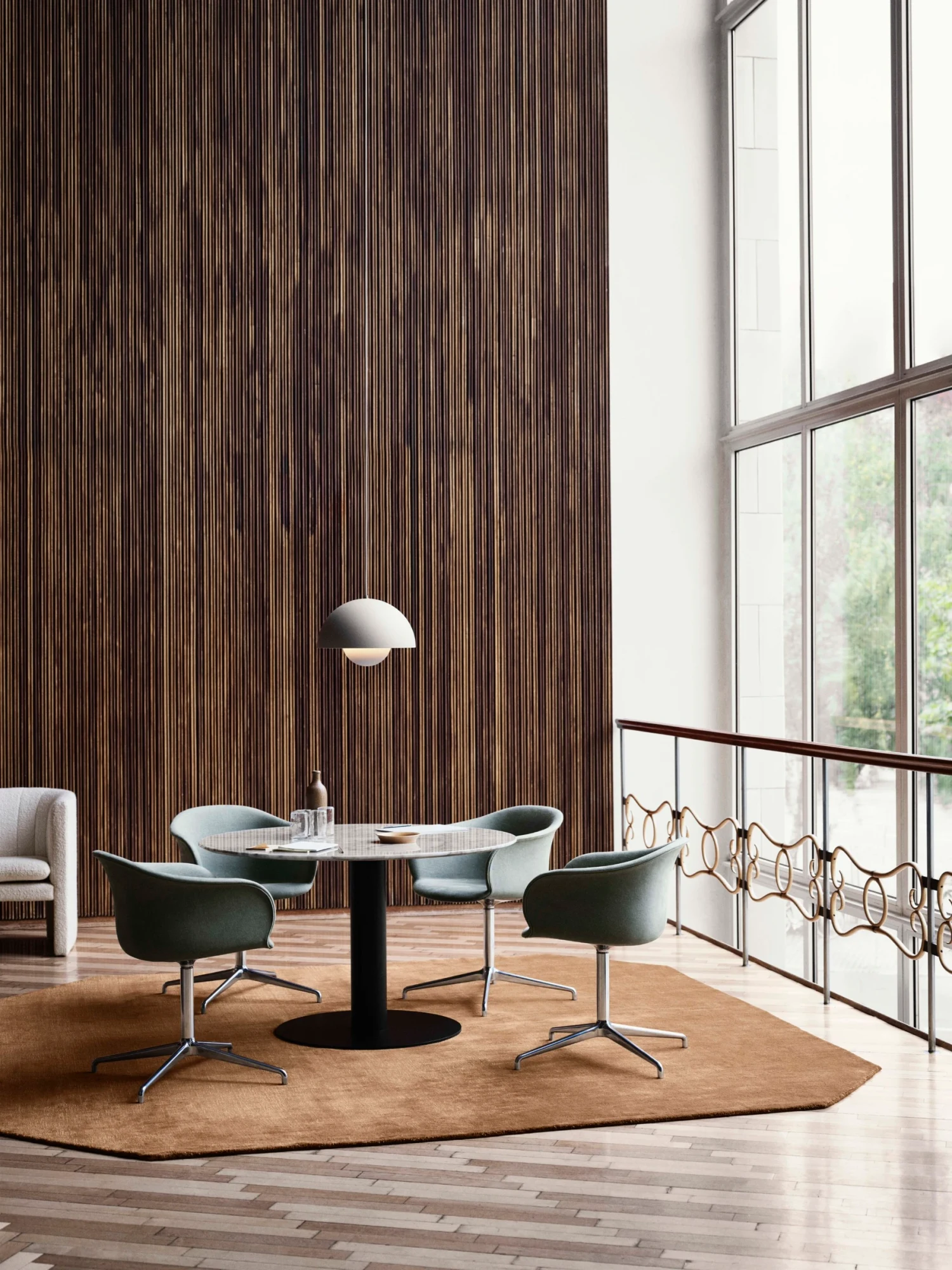 Elefy chairs on star bases in an official lifestyle picture