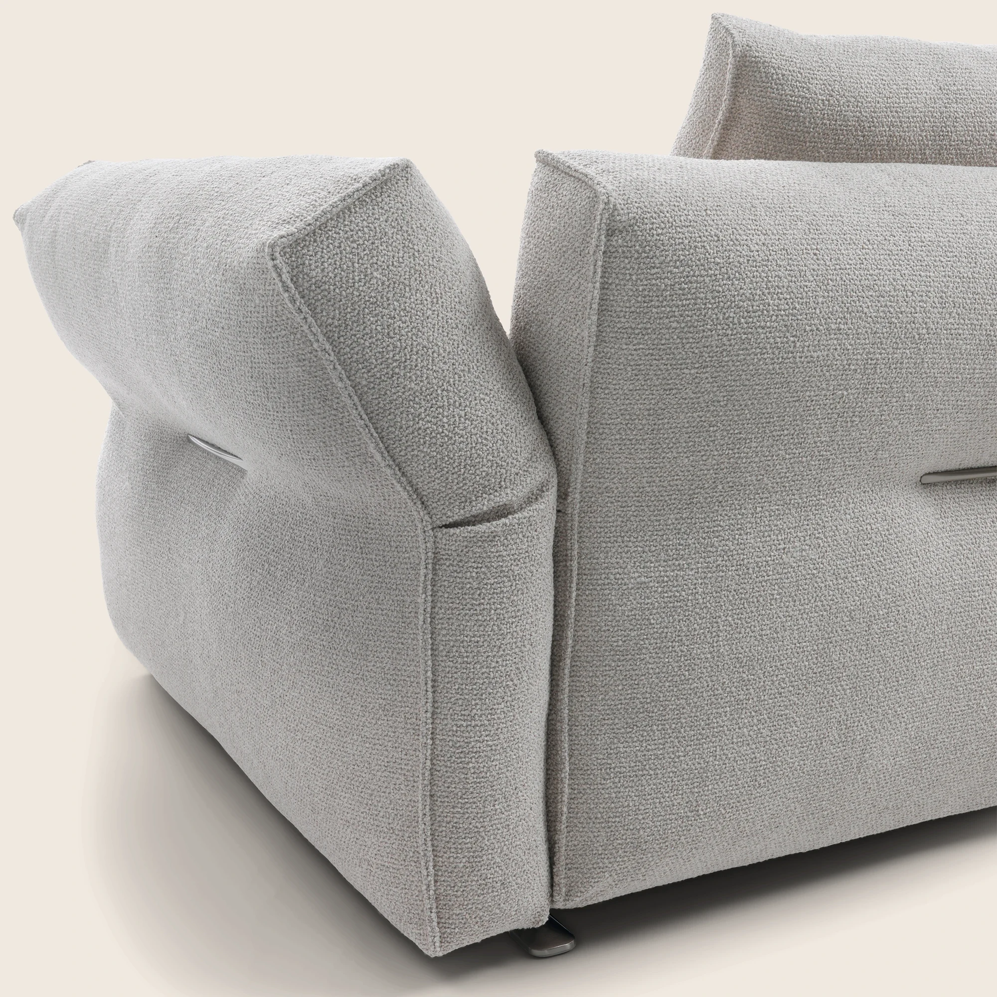 Close view of a Newbridge armrest and cushion