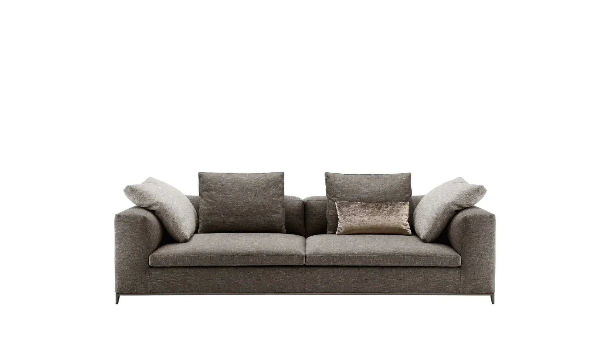 Michel Club sofa, front view cut-out