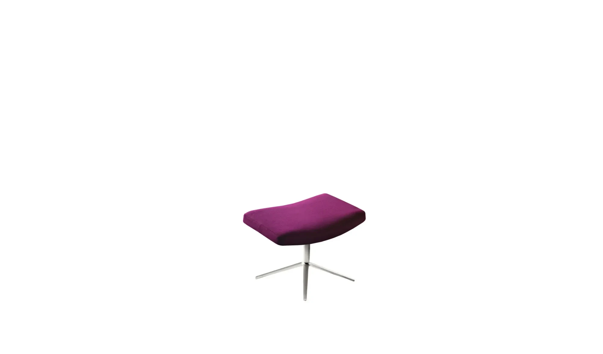 Metropolitan ’14 footrest on a four-spoke base, studio view