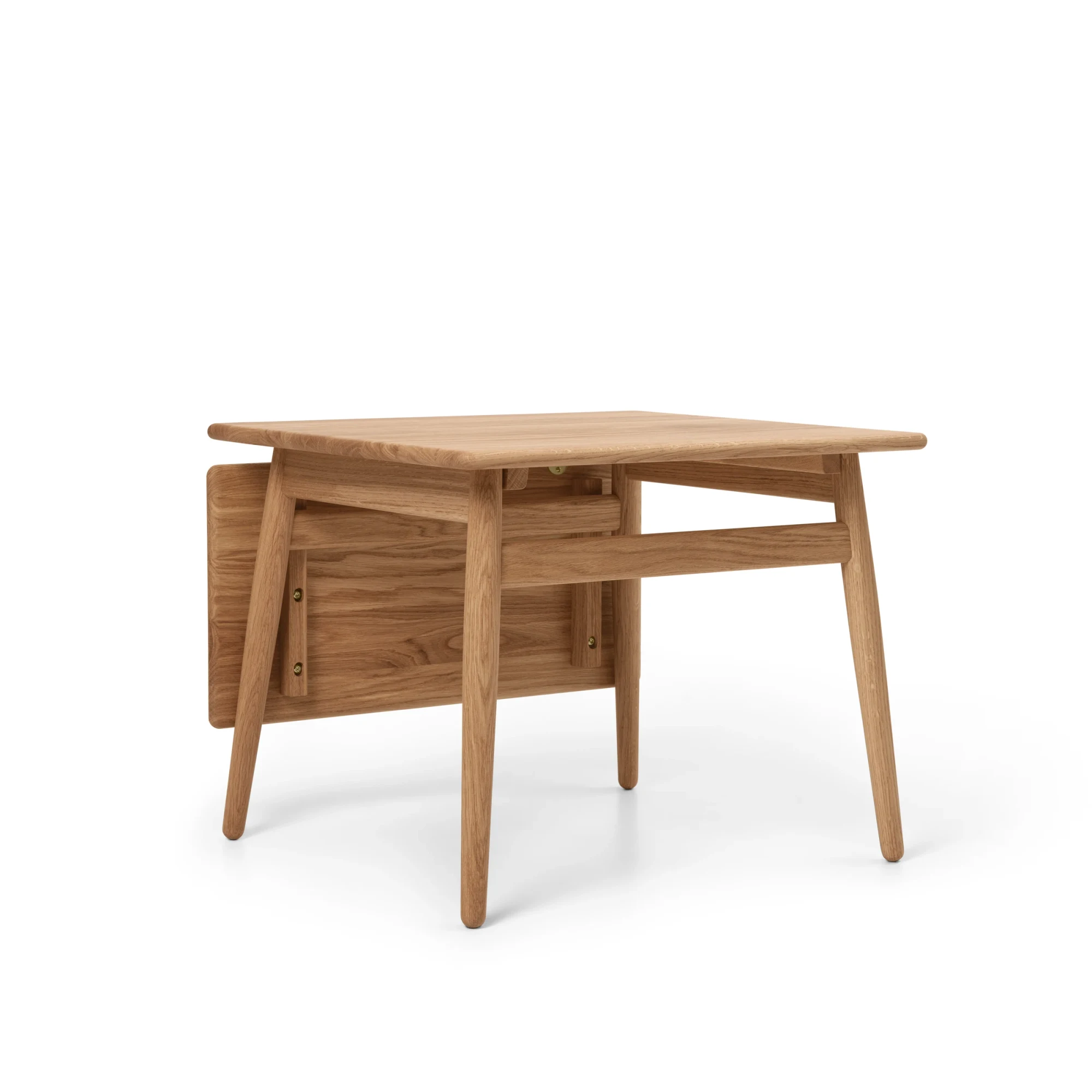 ND55 coffee table with a panel hanging down at one end