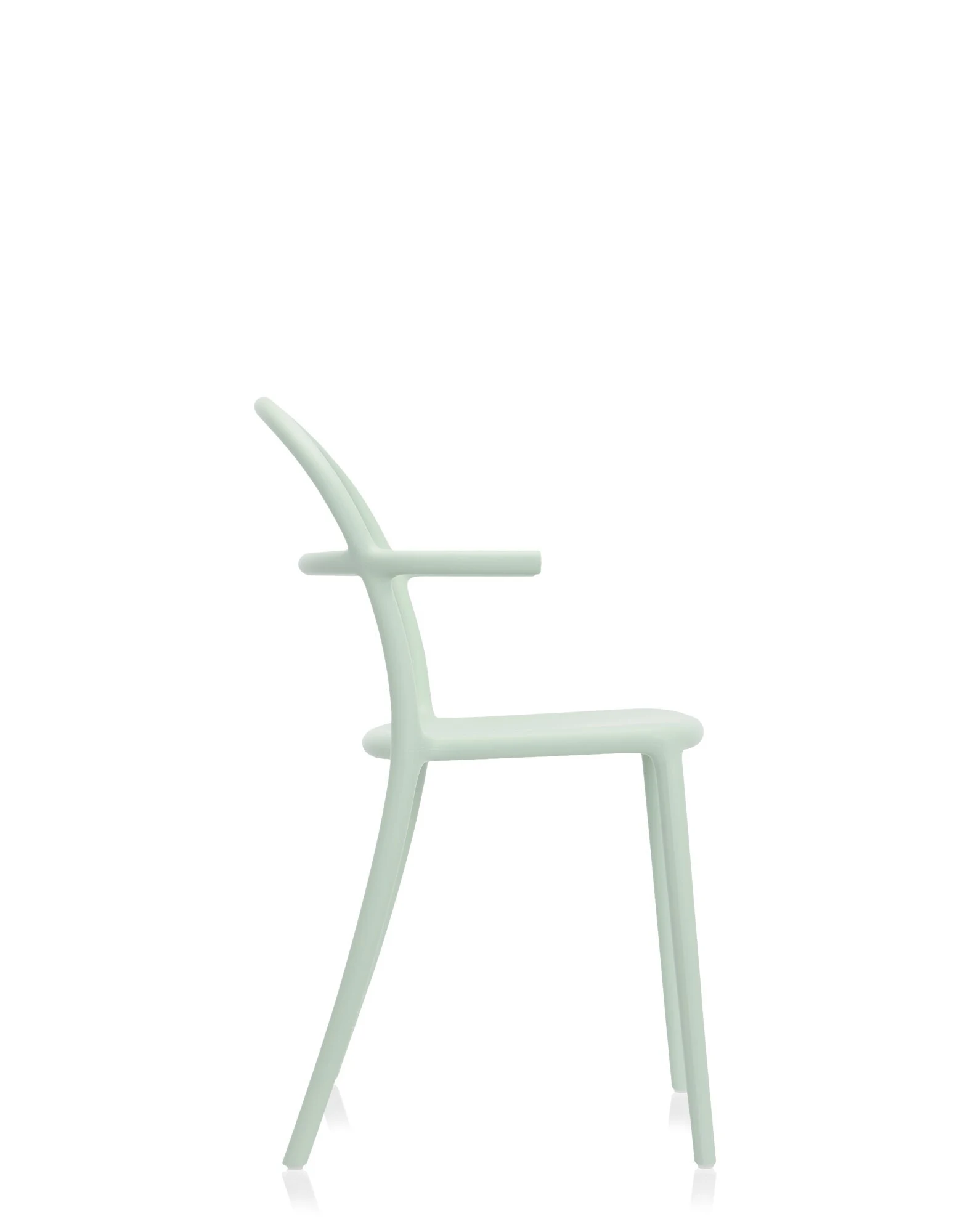 Side view of the Generic C chair on a plain background