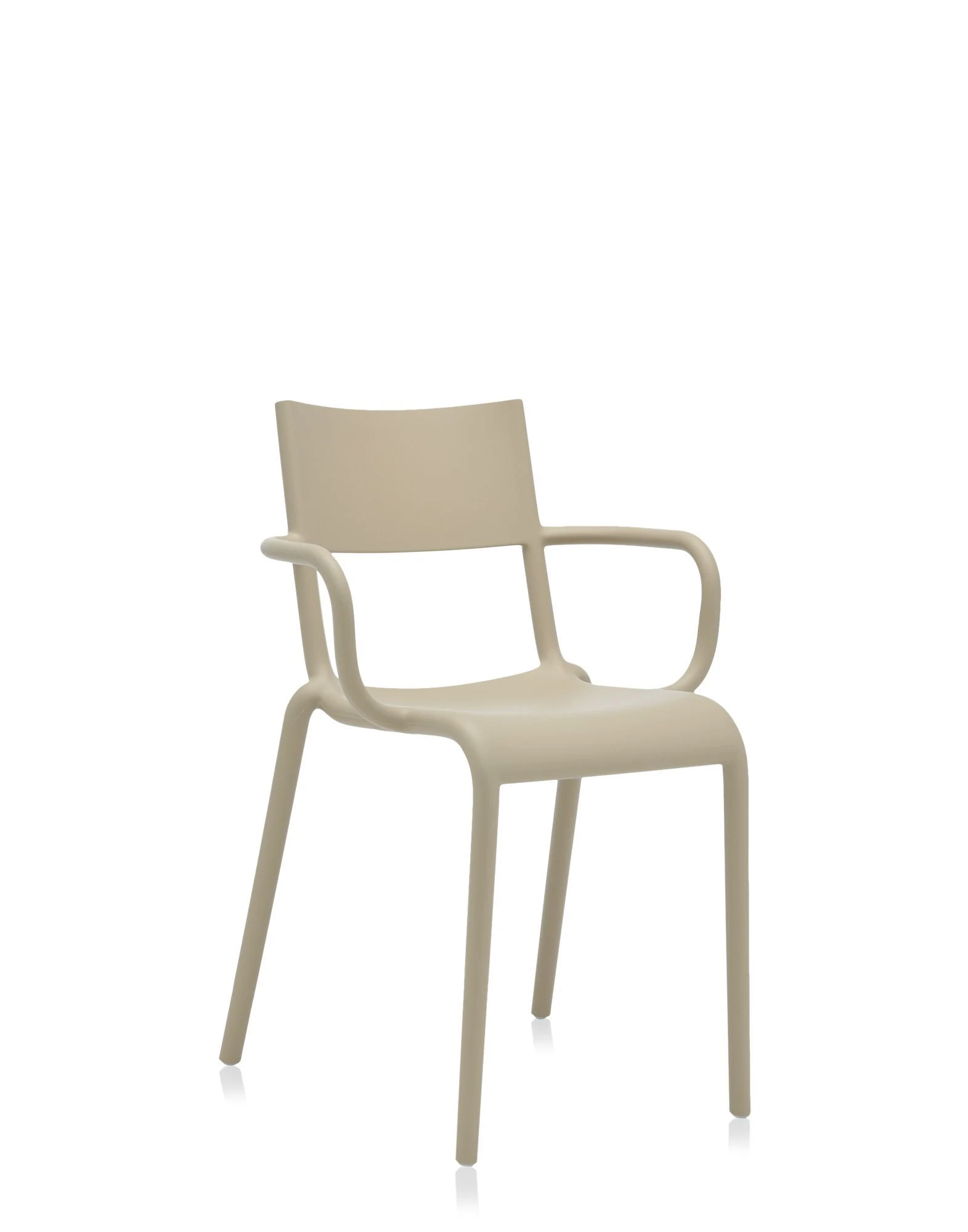 Three-quarter view of the Generic A armchair on a plain background