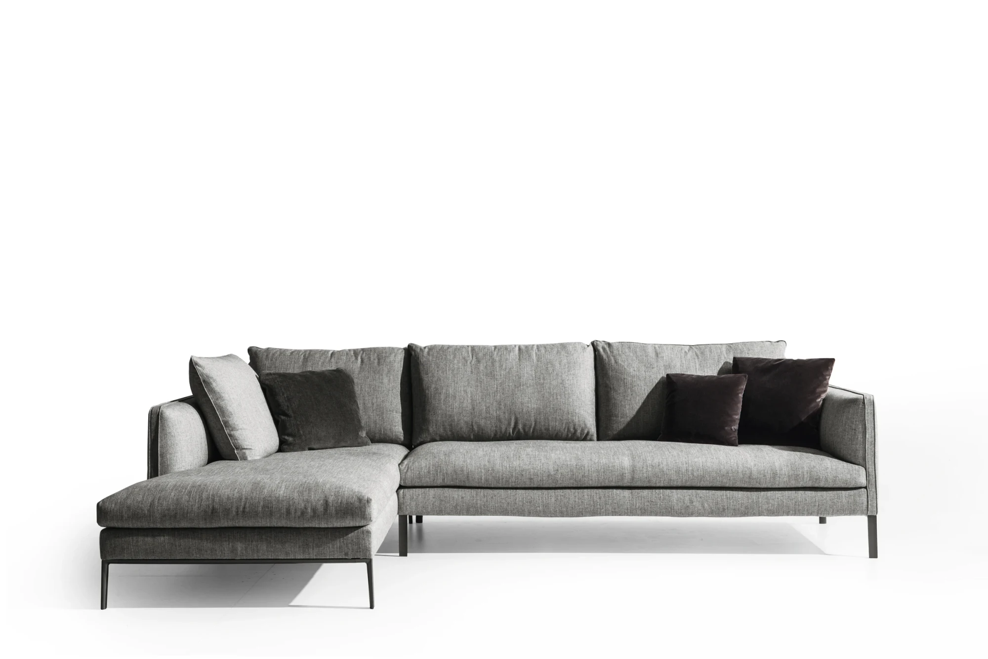 Paul corner composition with chaise longue, studio view
