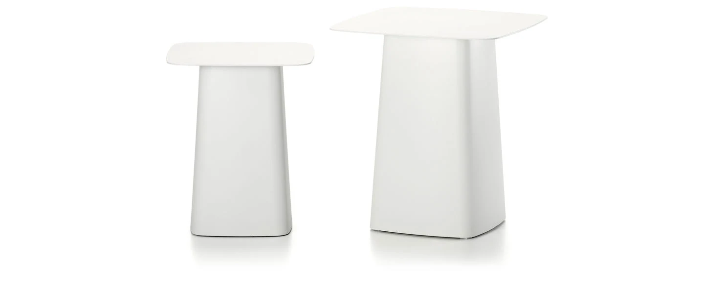 I tre formati dei Metal Side Table per interni insieme
