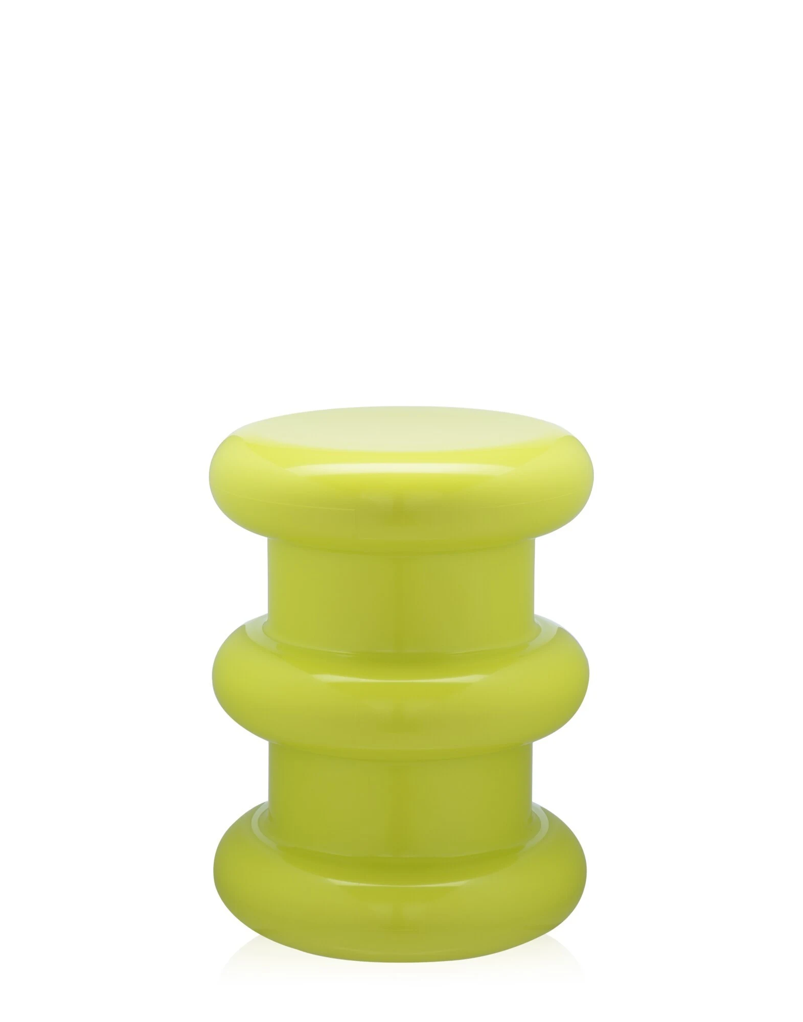 Three-quarter view of the Pilastro stool on a plain background