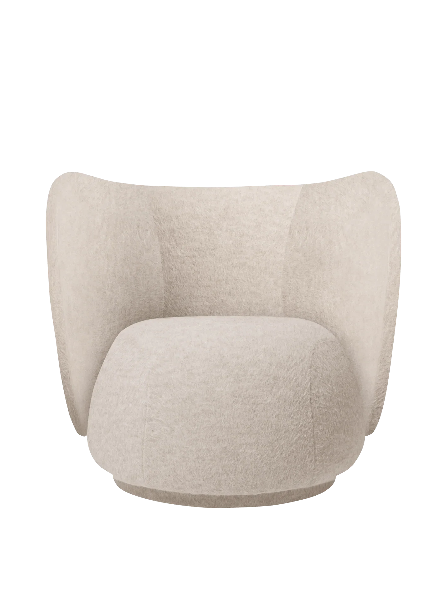 Rico Lounge Chair - Soft Alpaca - Natural