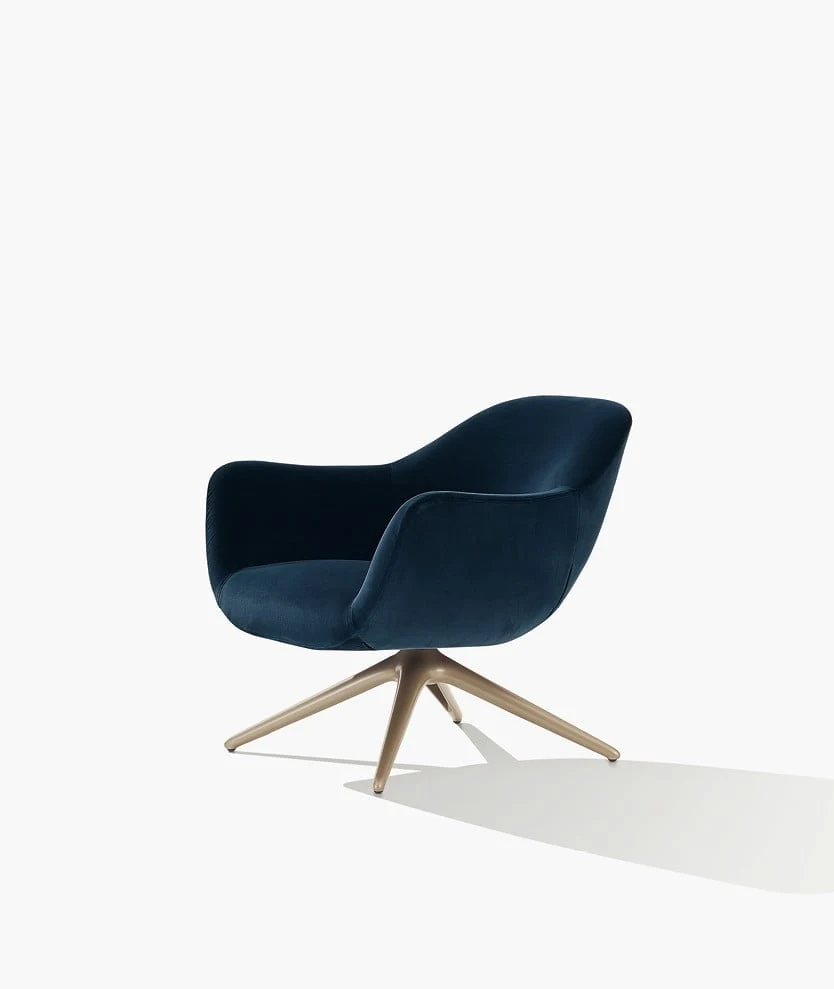Mad Chair on a swivel base, official Poliform photo