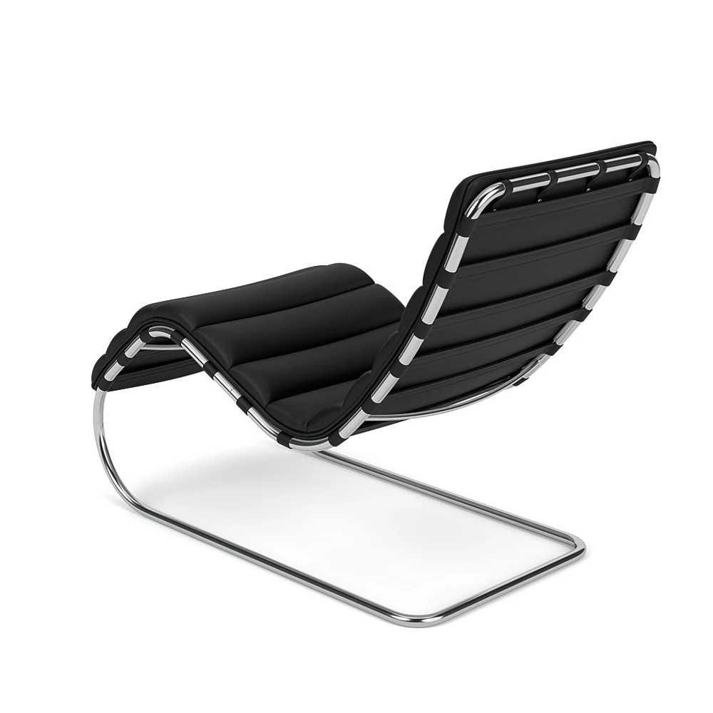 MR Chaise Lounge von hinten auf neutralem Hintergrund
