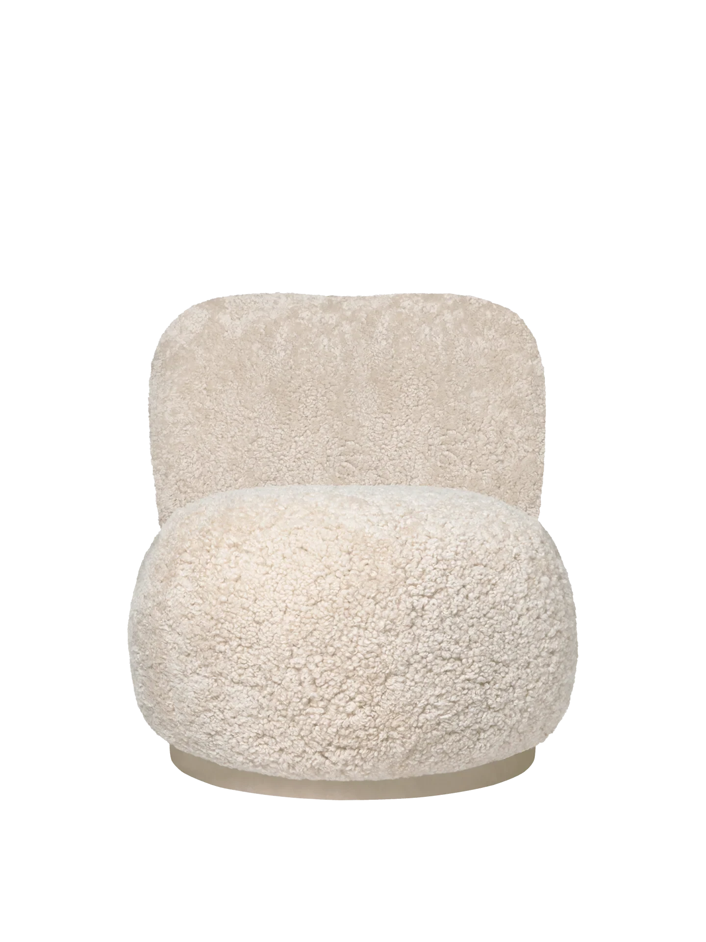 Rico Piccolo Lounge Chair - Sheepskin - Moonlight
