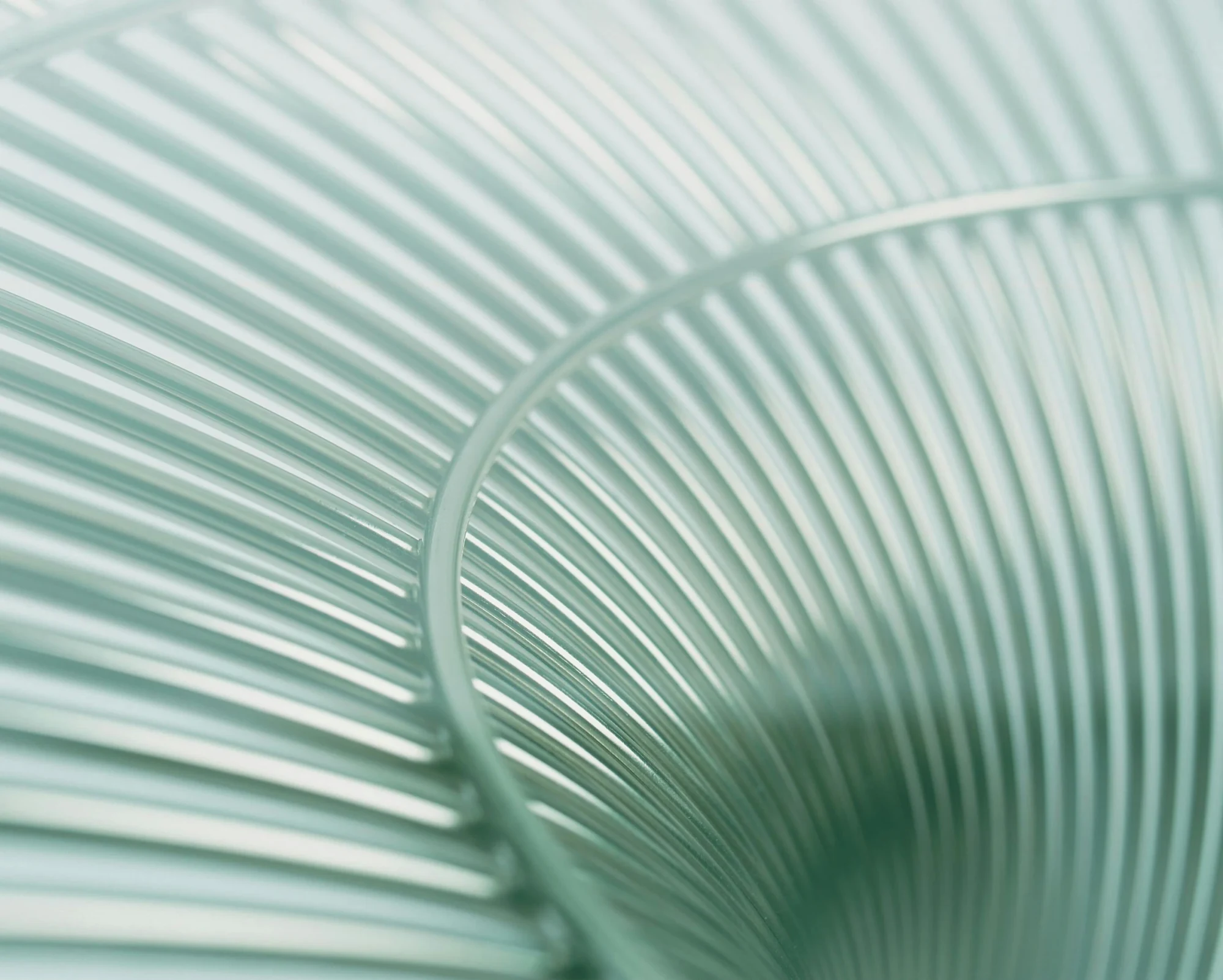 Very close view of curved rods (official Knoll photograph, caption 4475 Platner Dining Table)