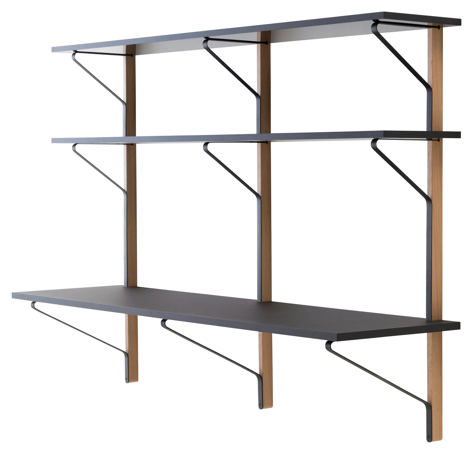 Kaari Wall Shelf with Desk